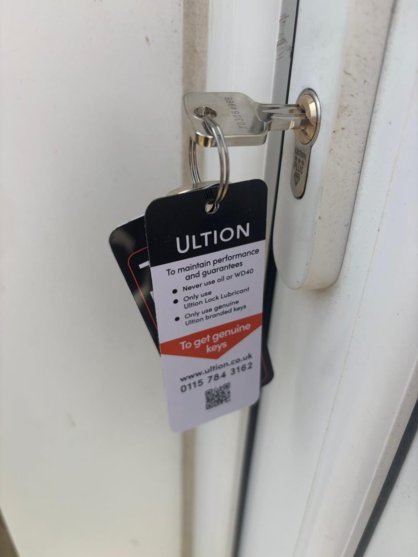 High-security lock upgrade on the front uPVC door — Lock Upgrade in Halifax by LocksmithLocal