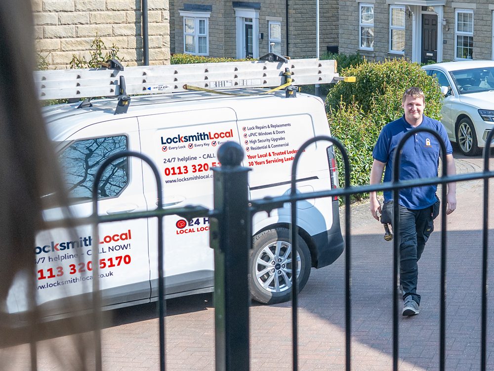 Danny's liveried locksmith van in Leeds