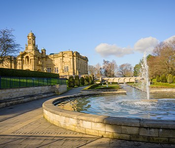 Cartwright Hall, the Baroque-style art gallery in Lister Park, Bradford