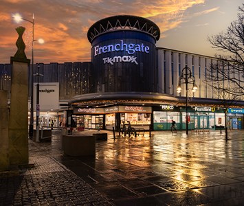 The Frenchgate shopping centre in Doncaster town centre, the main retail and transport hub
