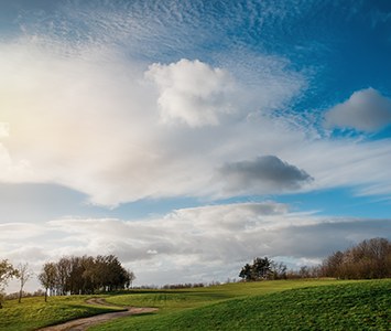 Farmland and open countryside on the edge of Rotherham