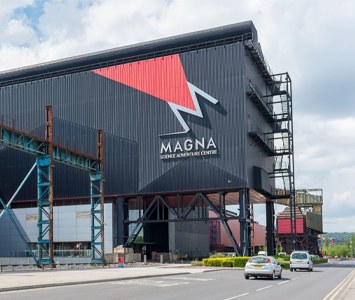 Magna Science Adventure Centre, housed in the former Templeborough steelworks, a landmark of Rotherham's steel-making heritage
