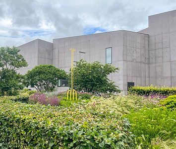 The Hepworth Wakefield, the landmark riverside art gallery beside the River Calder in the heart of the city