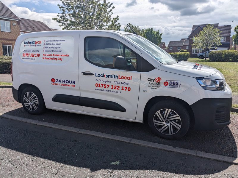 Keep an eye out for our expert local locksmith James and his LocksmithLocal van - proudly serving Selby