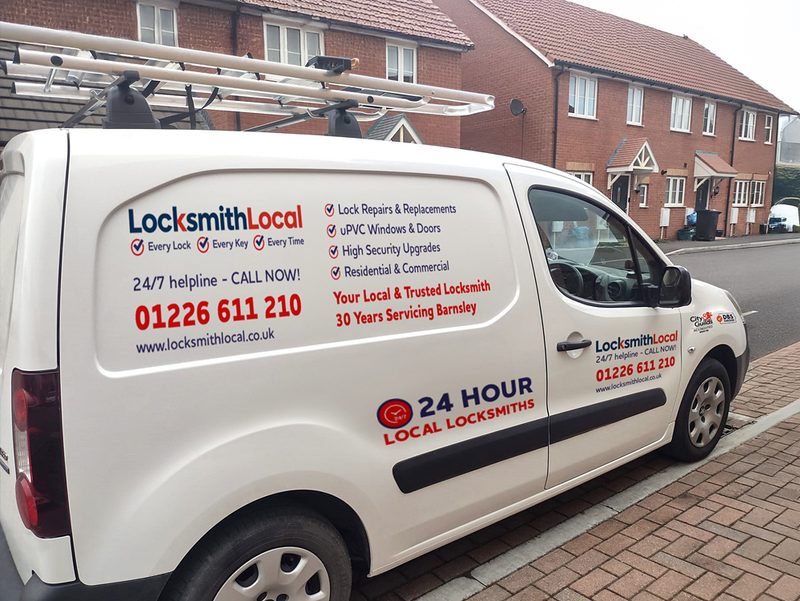 Keep an eye out for our expert local locksmith Terry and his LocksmithLocal van - proudly serving Cawthorne