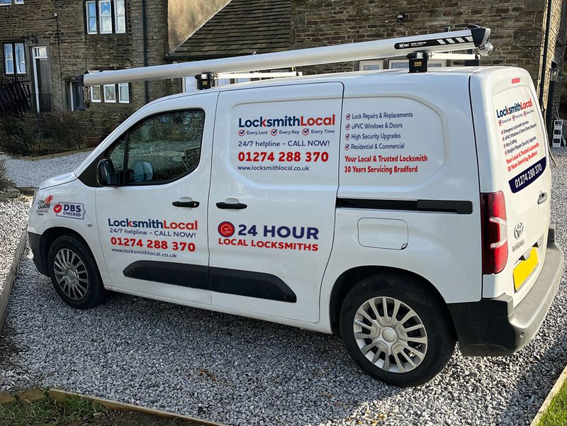 Keep an eye out for our expert local locksmith Danny and his LocksmithLocal van - proudly serving Bingley
