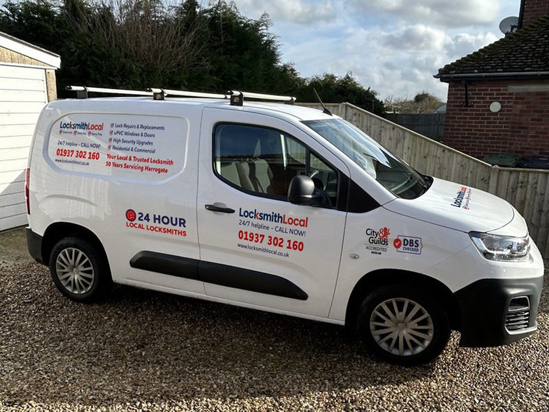 Keep an eye out for our expert local locksmith Jim and his LocksmithLocal van - proudly serving Knaresborough