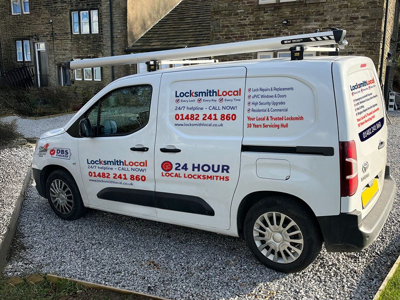 Keep an eye out for our expert local locksmith James and his LocksmithLocal van - proudly serving Hessle
