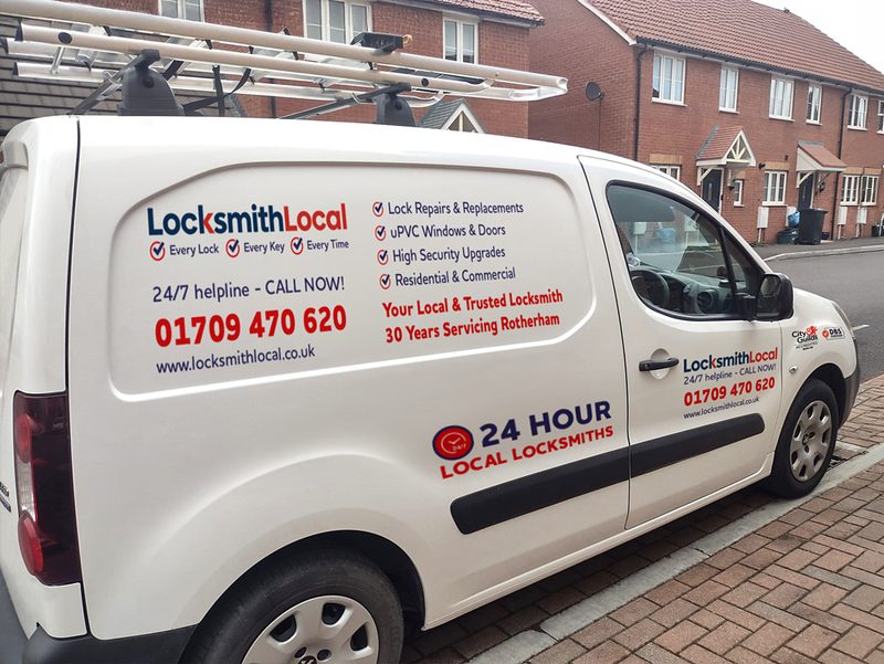 Keep an eye out for our expert local locksmith Jason and his LocksmithLocal van - proudly serving Ravenfield