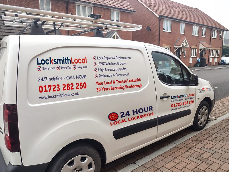 Keep an eye out for our expert local locksmith Danny and his LocksmithLocal van - proudly serving Filey
