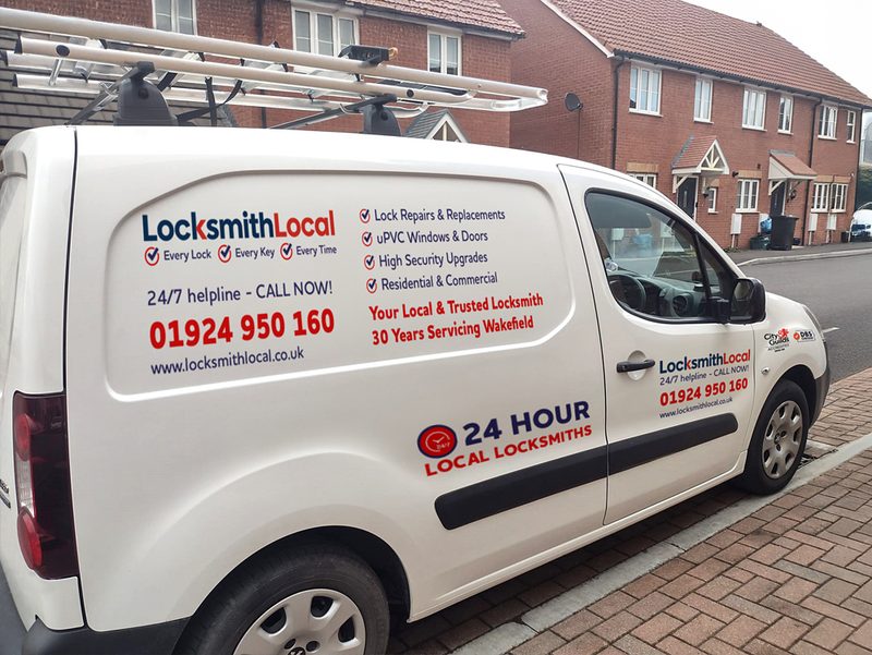 Keep an eye out for our expert local locksmith Jim and his LocksmithLocal van - proudly serving Ossett