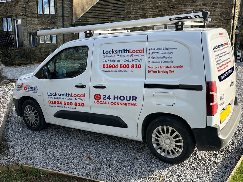 Keep an eye out for our expert local locksmith Jim and his LocksmithLocal van - proudly serving Dunnington