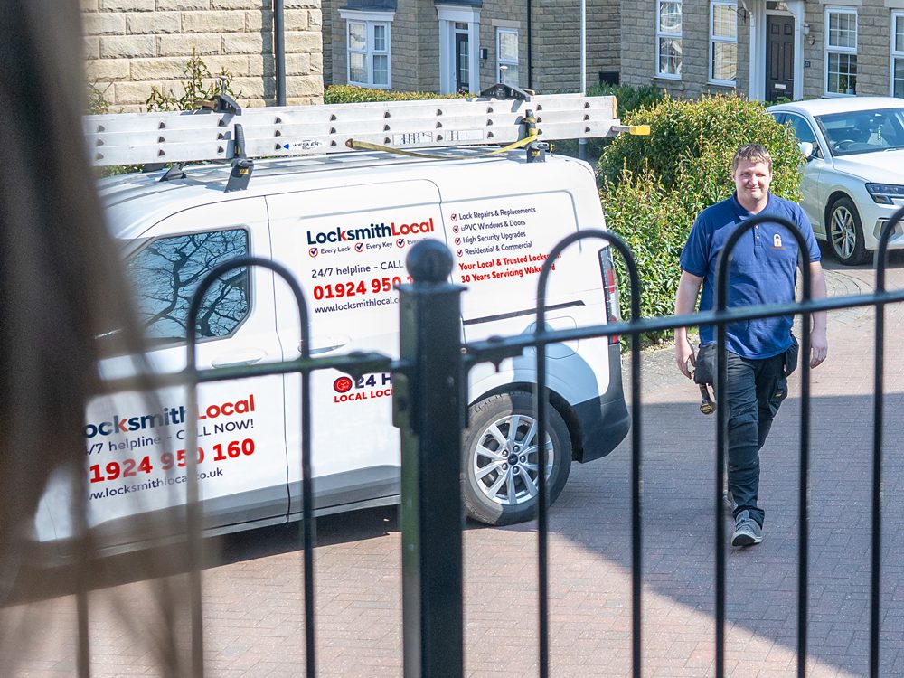 Jim's liveried locksmith van in Wakefield